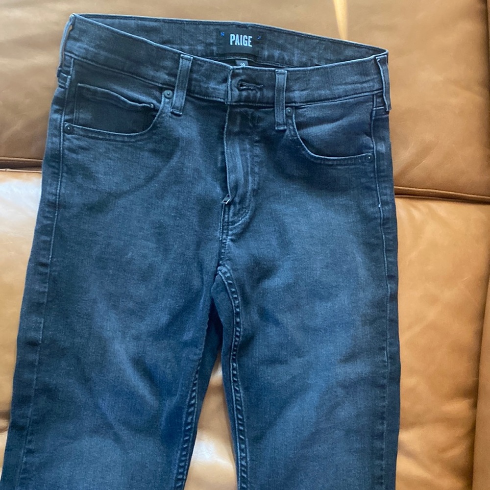 Black PAIGE jeans. Very well kept and in great condition. Waistline 29 & 28 L